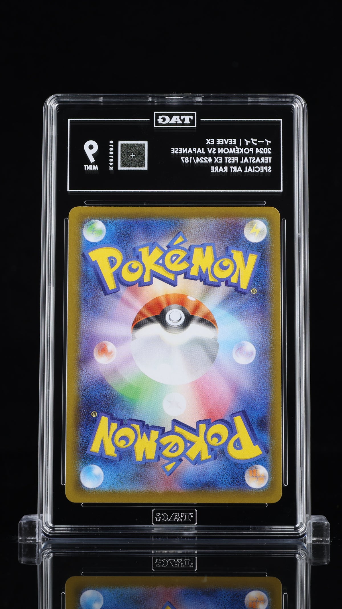 TAG 9 Eevee ex 224 Terastal Festival SV8a Japanese Pokémon SAR