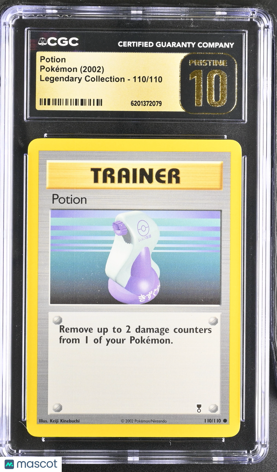 Potion #110/110 2002 Pokemon Legendary Collection CGC Pristine 10