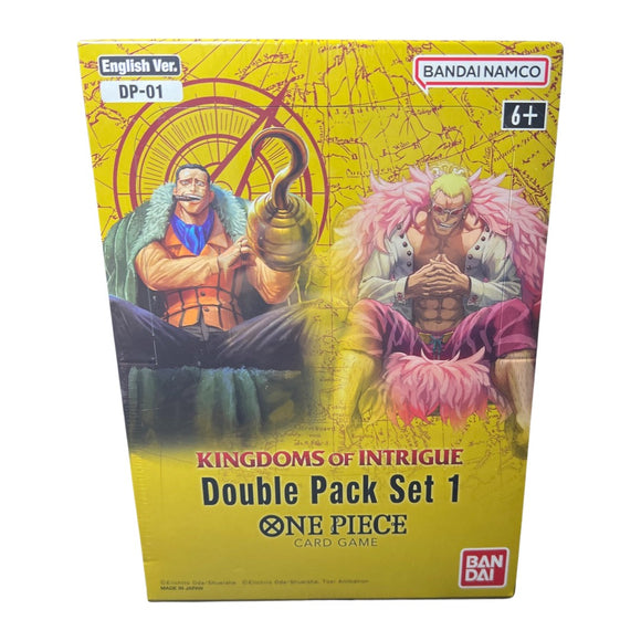 One Piece TCG: Double Pack Set Volume 1 Display Case - Kingdoms of Intrigue