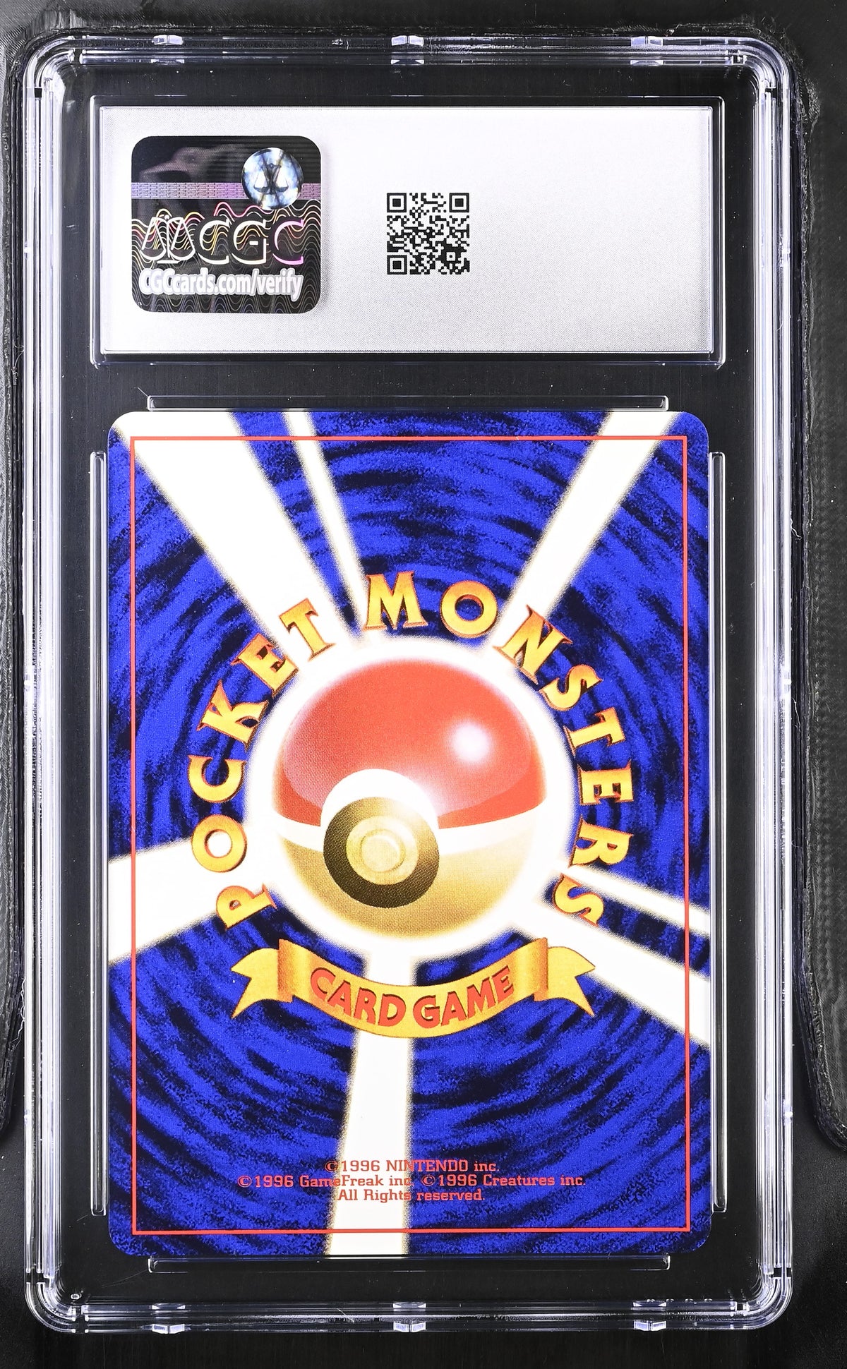Eevee No.133 Jungle Japanese 1997 Old Back Pokemon Card CGC 9 Mint
