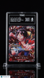 One Piece Promos Japanese Monkey D. Luffy #ST01-012 Super Rare TAG 8