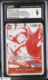 Monkey D. Luffy #ST10-006 Japanese 2025 One Piece Promotional Cards CGC 9