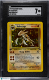 Kabutops #9 Holo Rare 1999 Pokemon Fossil 1st Edition SGC 7 Near Mint