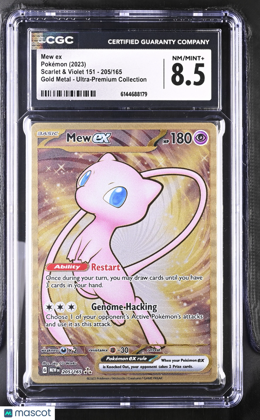Mew ex #205/165 2023 Pokemon Scarlet & Violet 151 CGC 8.5