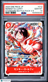 Monkey D. Luffy #012 Japanese One Piece Standard Battle Pack Promo PSA 10