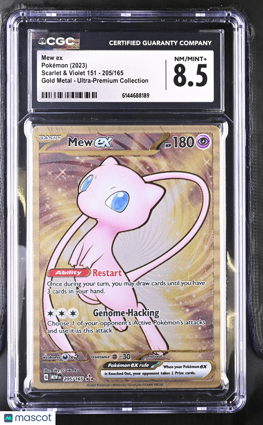 Mew ex #205/165 2023 Pokemon Scarlet & Violet 151 CGC 8.5