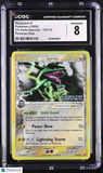 Rayquaza Delta Species #13 Reverse Holo Pokemon EX Delta Species Stamped CGC 8
