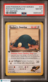 Rocket's Snorlax #33 2000 Pokemon Gym Heroes 1st Edition PSA 8