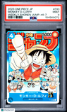 Monkey D Luffy #033 Japanese 2023 One Piece Japanese Shonen Jump Promo PSA 9