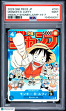 Monkey D. Luffy #033 Japanese 2023 One Piece Japanese Shonen Jump Promo PSA 9
