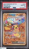 Pikachu EX #247 2024 Pokemon SSP EN-Surging Sparks PSA 10 Gem Mint