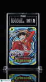 One Piece Promos Japanese Monkey.D.Luffy #OP07-109 Super Rare TAG 8