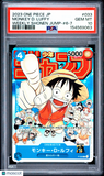 PSA 10 Monkey D. Luffy #033 Japanese One Piece Shonen Jump Issue# 6-7 Promo