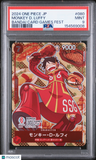 Monkey D. Luffy #080 Japanese 2024 One Piece Japanese Games Fest Promo PSA 9