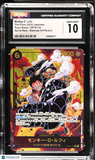 Monkey D. Luffy #OP10-118 Japanese One Piece Royal Blood Alternate Art CGC 10
