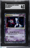 Mewtwo EX #101 2003 Pokemon Ex Ruby & Sapphire SGC 6