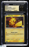 Pikachu #051/162 Pokemon Day Stamped Temporal Forces CGC 10 PRISTINE