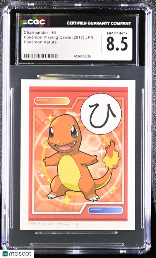 2017 Pokemon Playing Cards Pokemon Karuta Charmander CGC 8.5