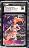 Nami #OP09-070 Japanese One Piece Best Selection Alternate Art CGC 10 Gem Mint