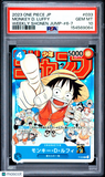 PSA 10 Monkey D. Luffy #033 Japanese One Piece Shonen Jump Issue# 6-7 Promo