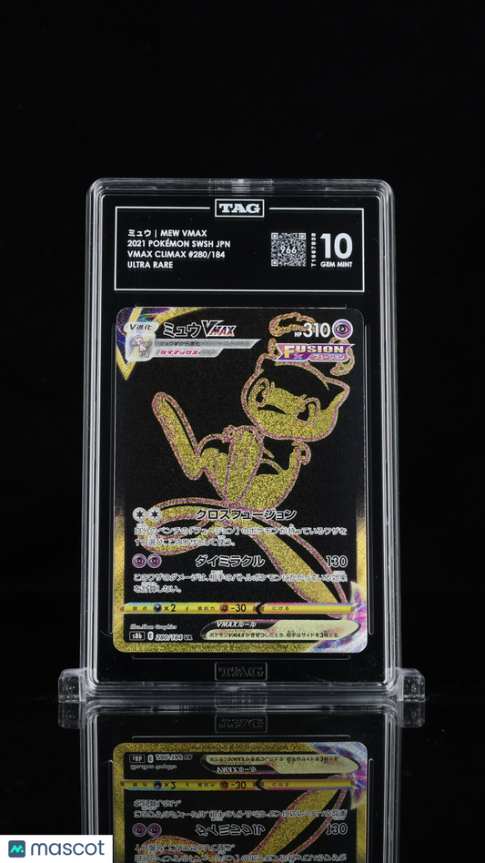 Mew VMAX #280/184 UR Ultra Rare Pokemon Sword & Shield Japanese TAG 10