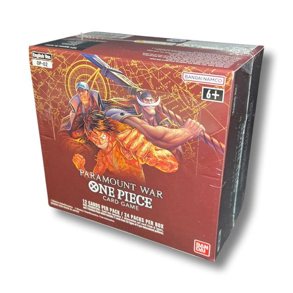 One Piece Card Game English: Paramount War- Booster Box OP-02